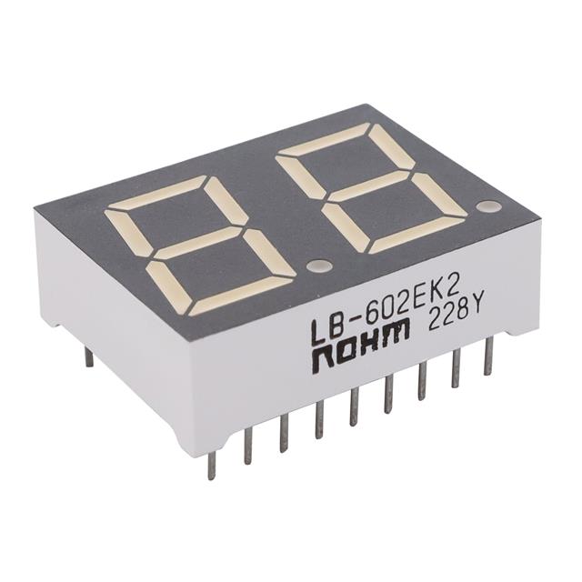 LB-602EK2 Rohm Semiconductor  Display Modules - LED Character and Numeric